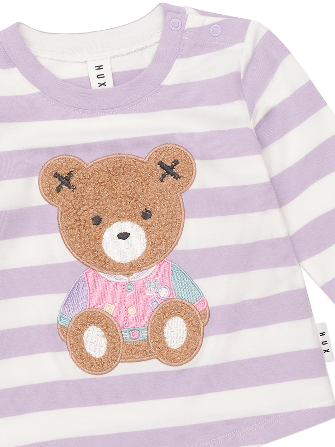 Huxbaby College Hux Orchid Stripe Top