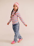 Tutti Frutti Stripe Rib Skivvy