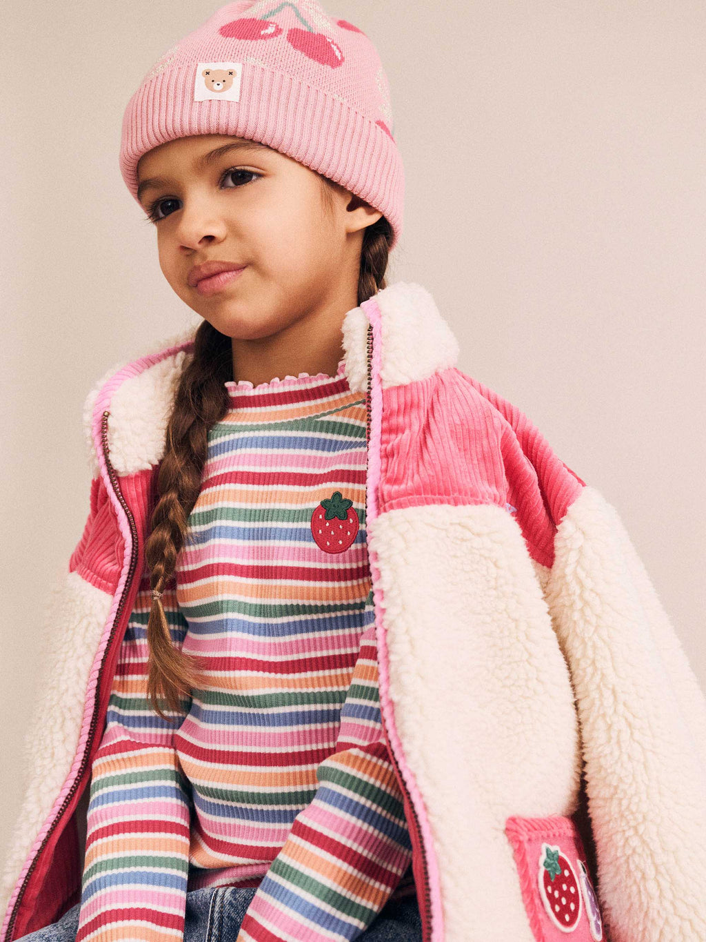 Tutti Frutti Stripe Rib Skivvy