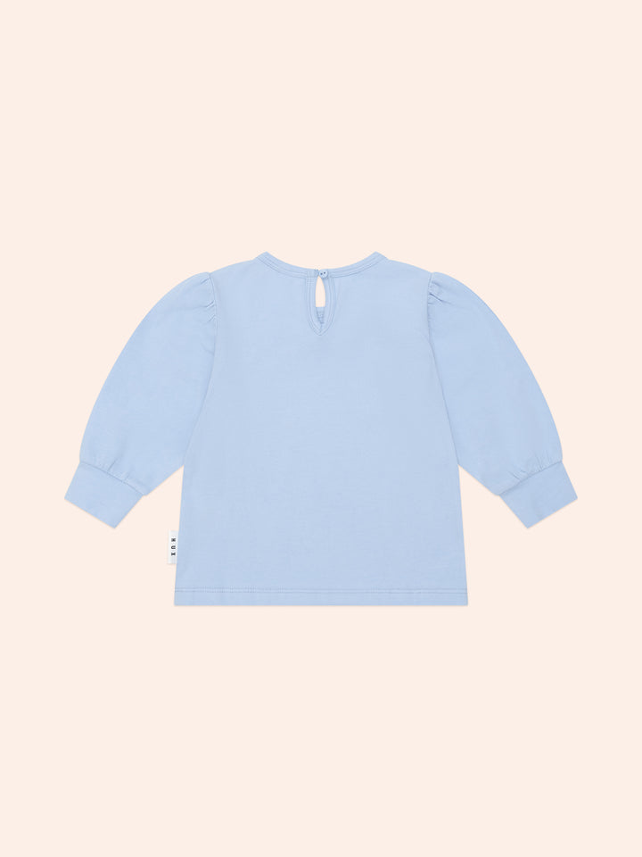 Huxbaby Celestial Unicorn Puff Sleeve Top
