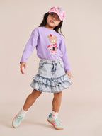 Baller Huxette Drop Sleeve Top