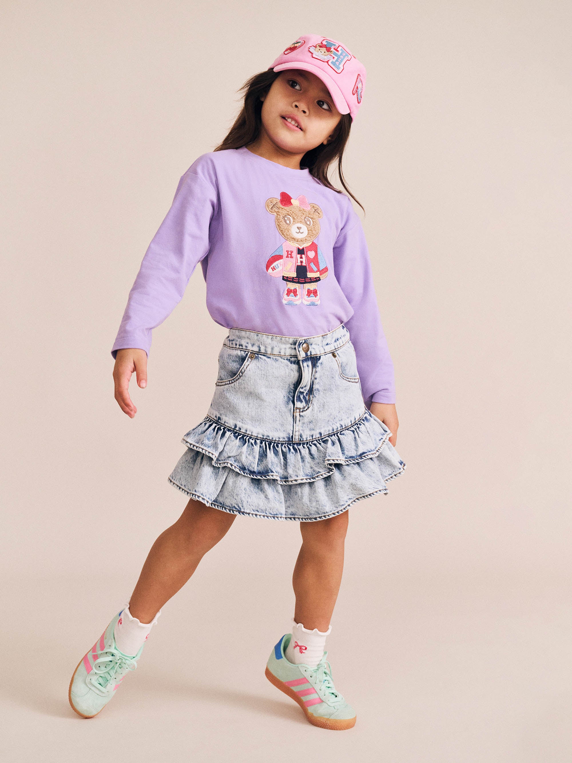 Baller Huxette Drop Sleeve Top