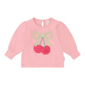 Cherry Bow Puff Sleeve Top
