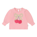 Cherry Bow Puff Sleeve Top