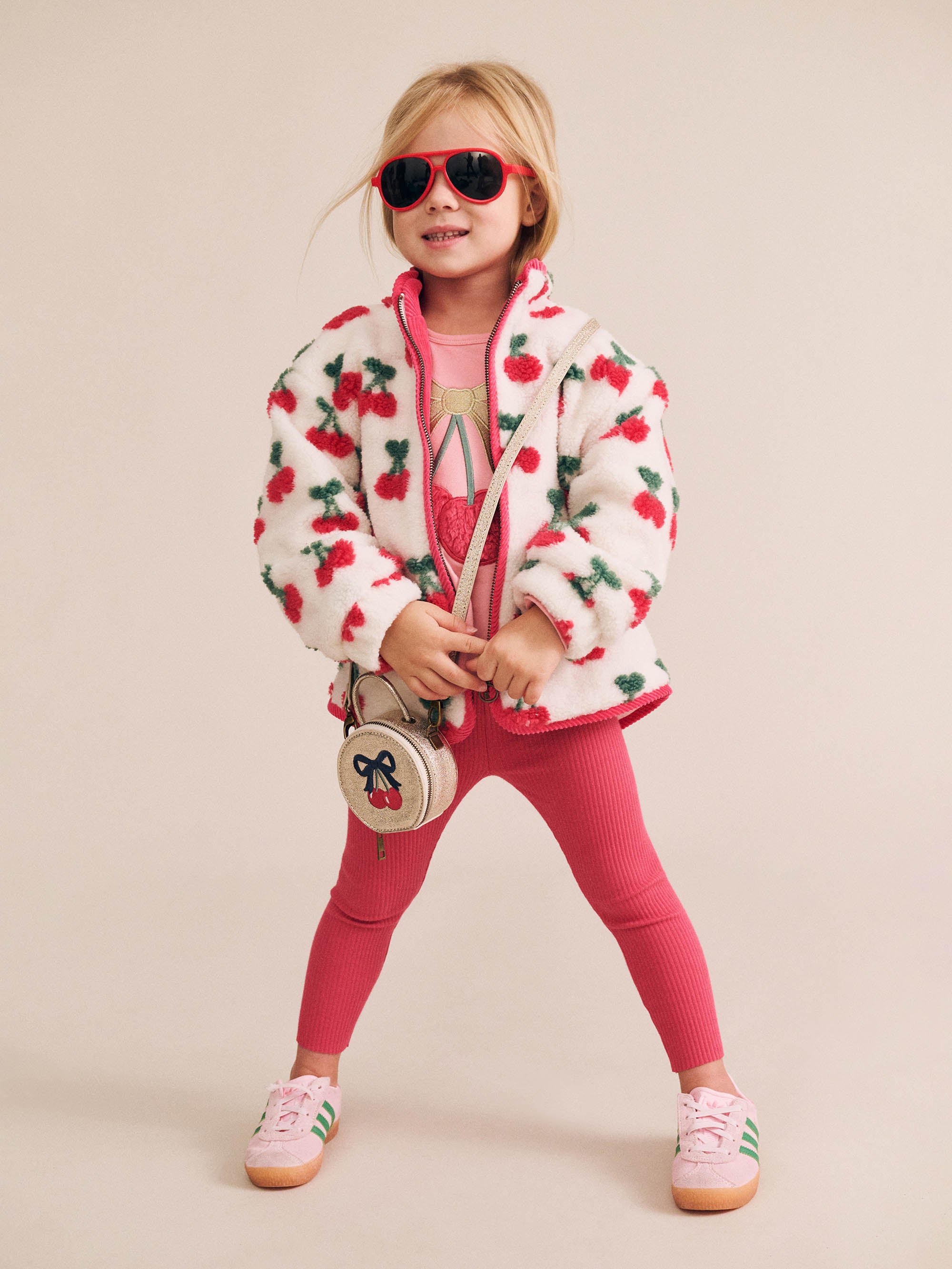 Cherry Bow Puff Sleeve Top