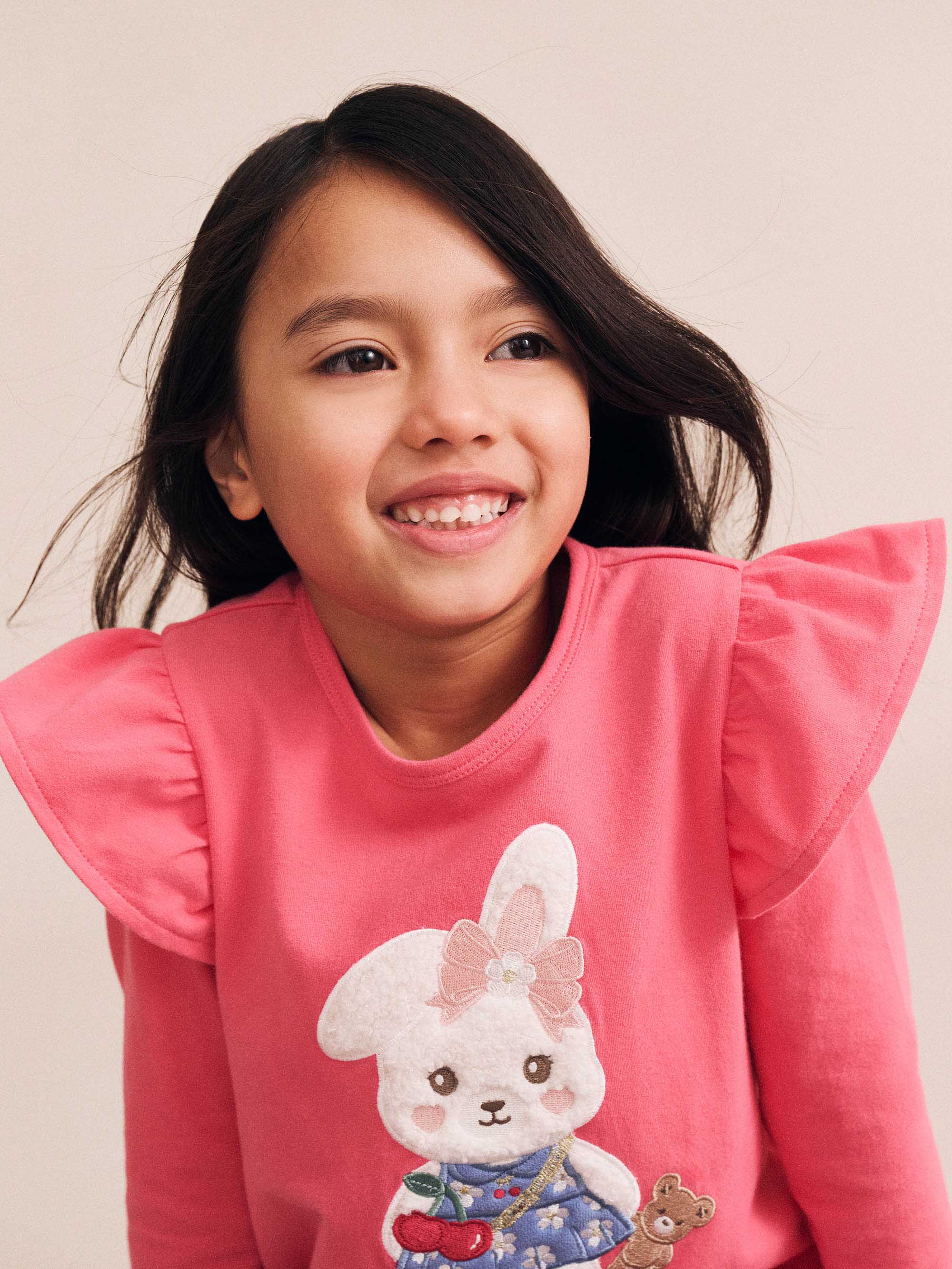 Flower Field Bunny Frill Top