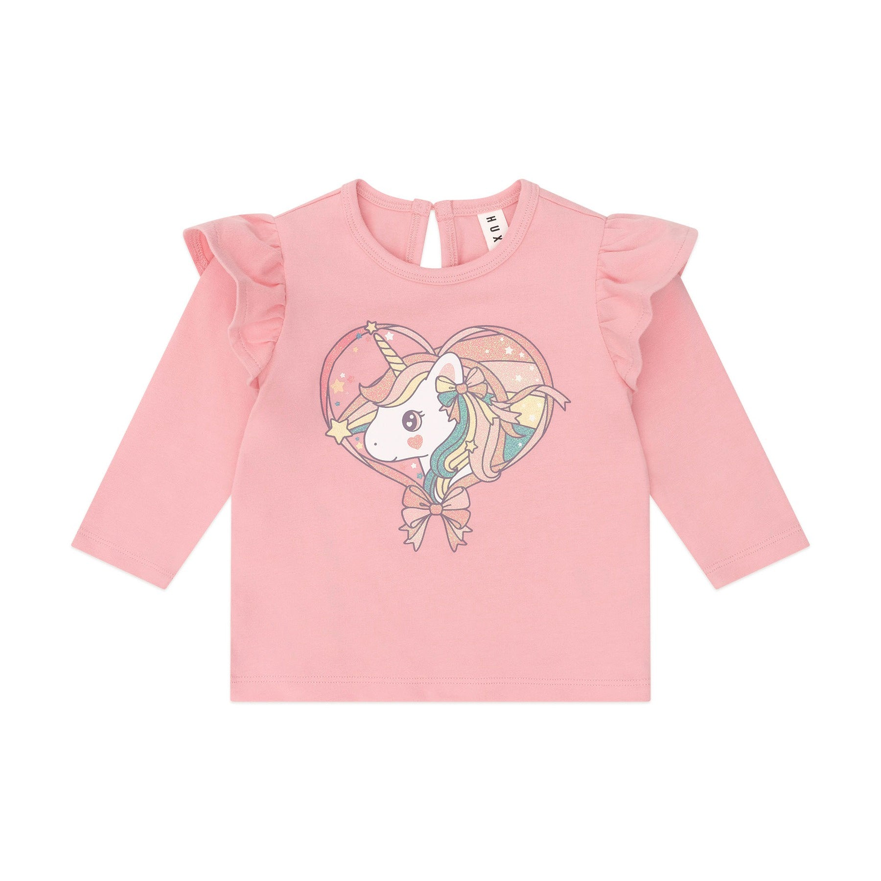 Whimsical Unicorn Frill Top