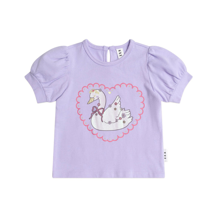 Huxbaby Swan Princess Puff Sleeve Tee
