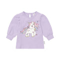 Butterfly Unicorn Puff Sleeve Top
