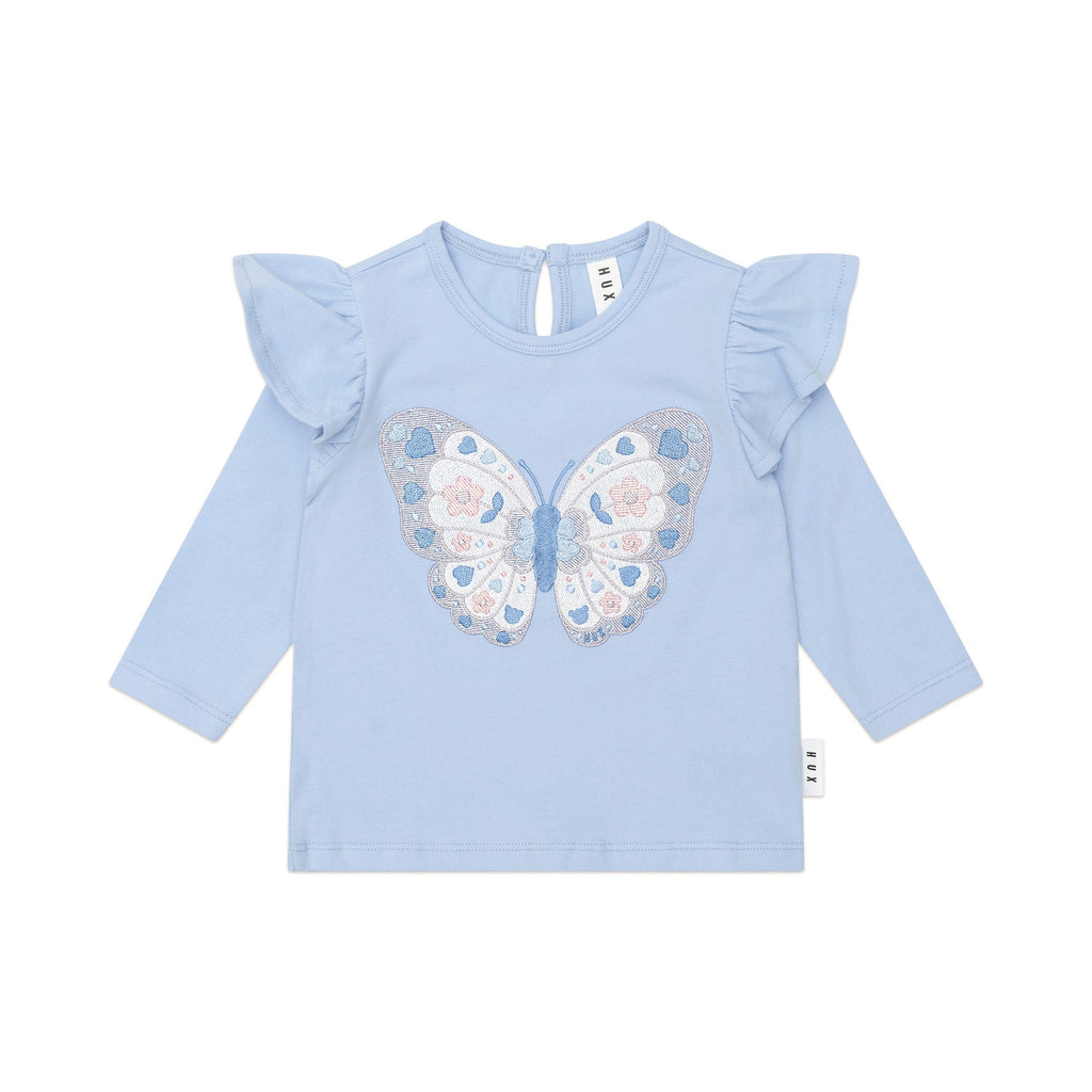 Huxbaby Butterfly Frill Top