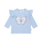 Huxbaby Butterfly Frill Top