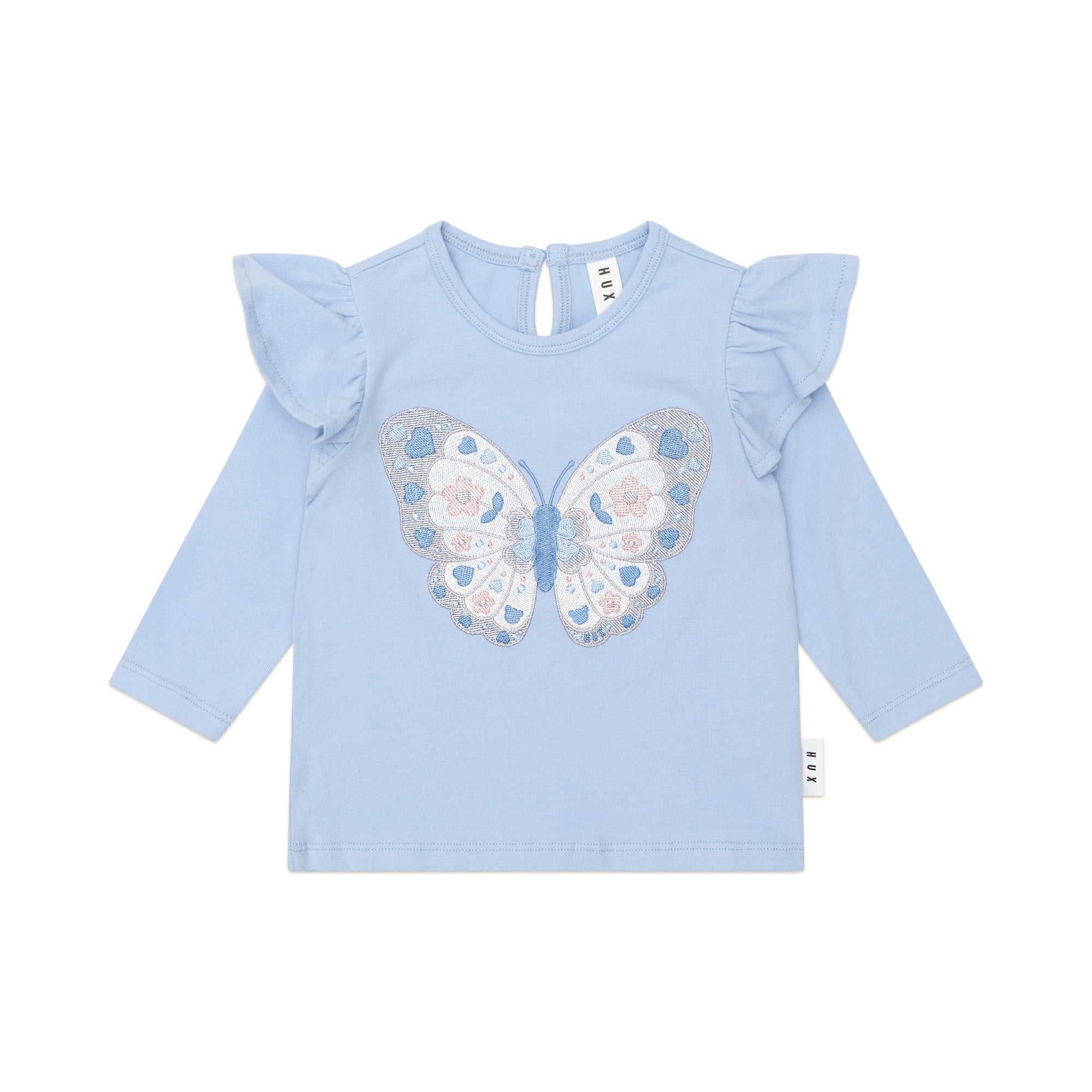 Huxbaby Butterfly Frill Top