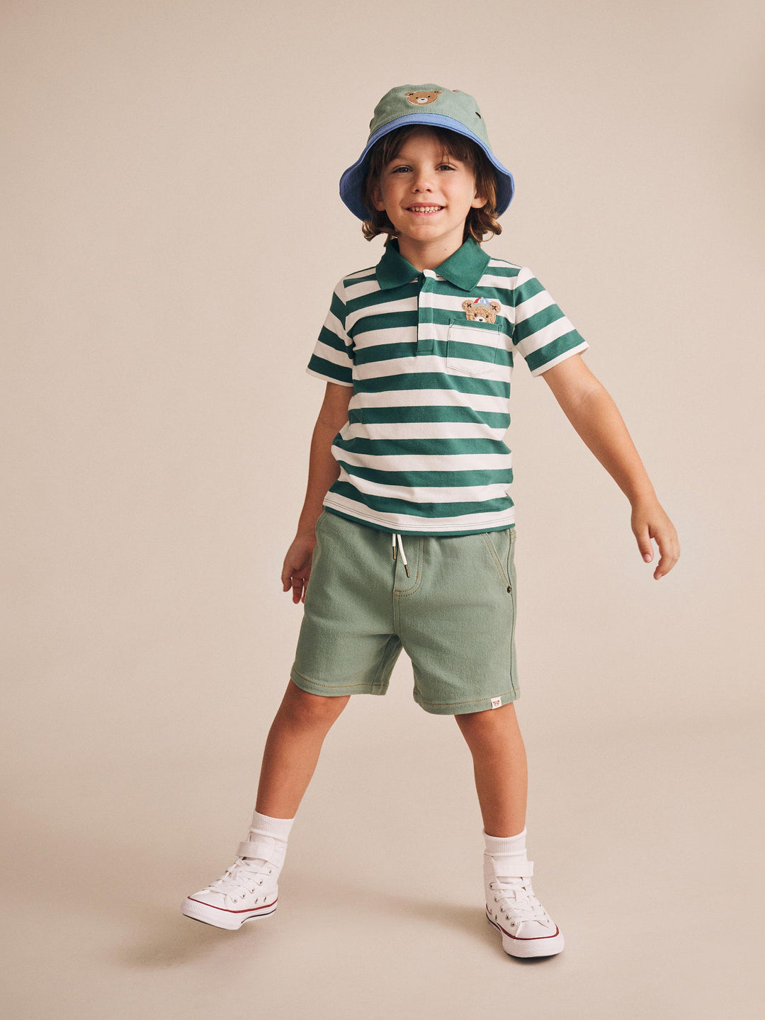 Huxbaby Peekaboo Hux Polo Tee
