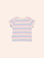 Huxbaby Rainbow Stripe Rib Tee
