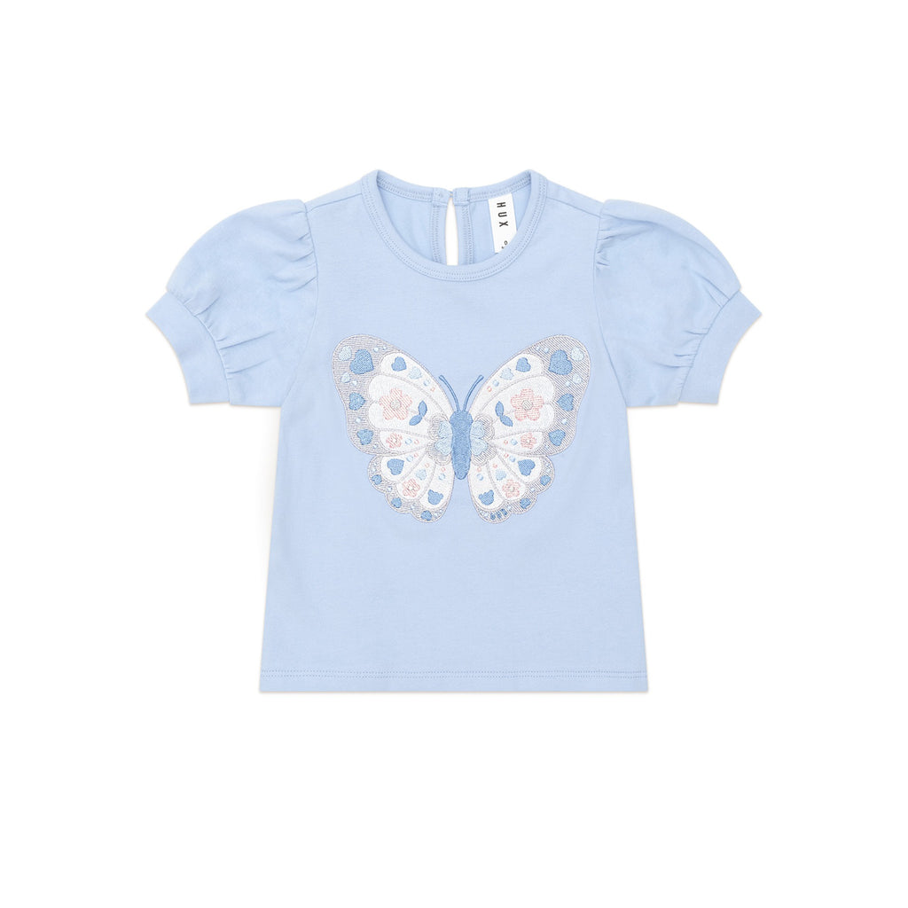 Huxbaby Butterfly Puff Sleeve Top