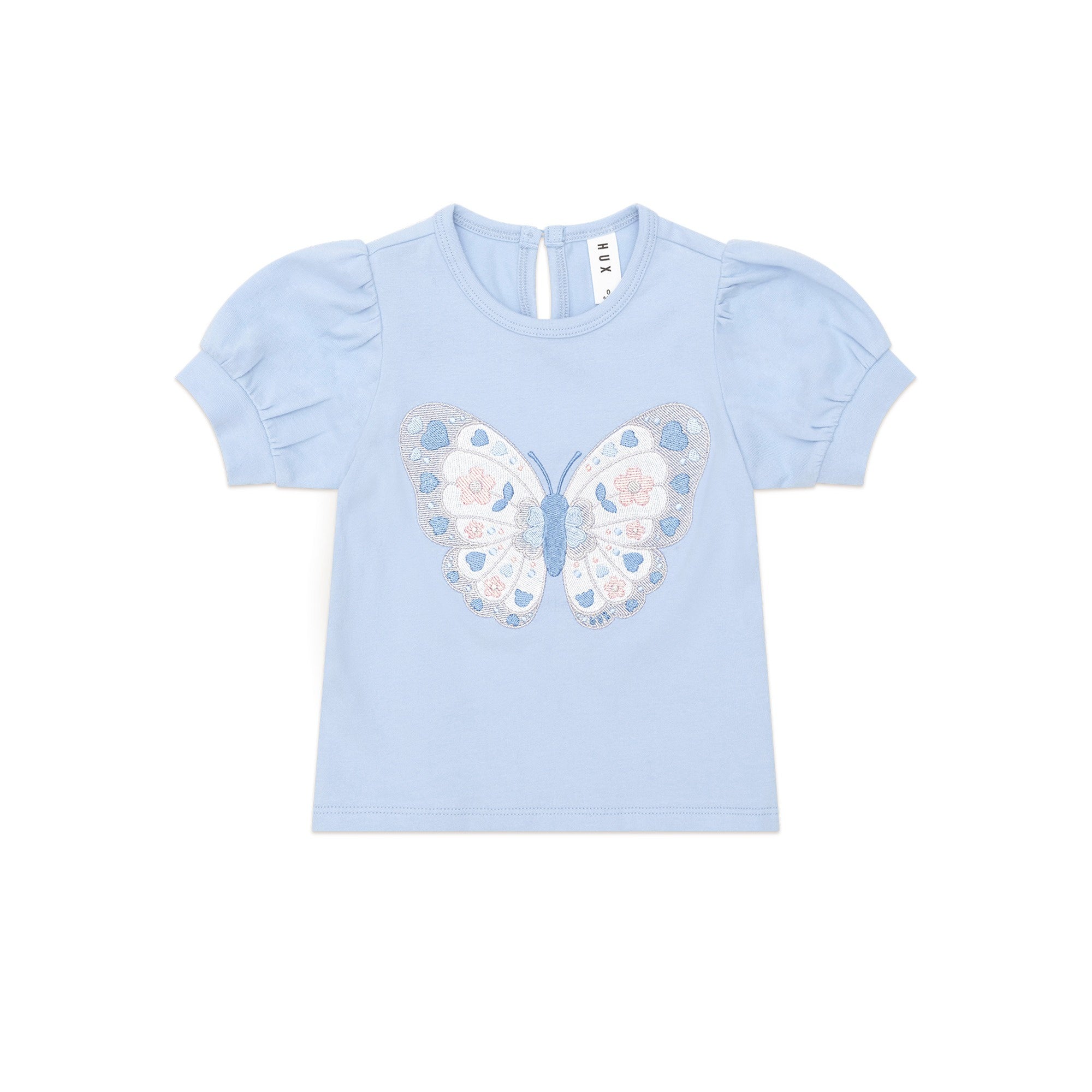 Huxbaby Butterfly Puff Sleeve Top