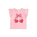 Cherry Heart Frill Tee