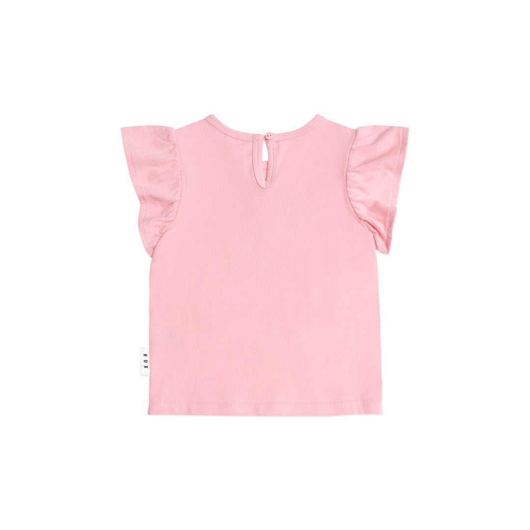 Huxbaby Cherry Heart Frill Tee