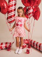 Cherry Heart Frill Tee