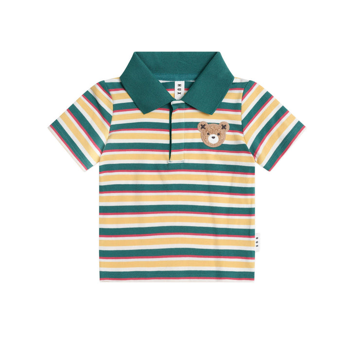 Huxbaby Hux Stripe Polo Tee