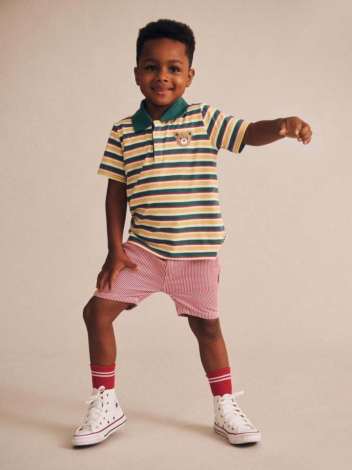 Huxbaby Hux Stripe Polo Tee