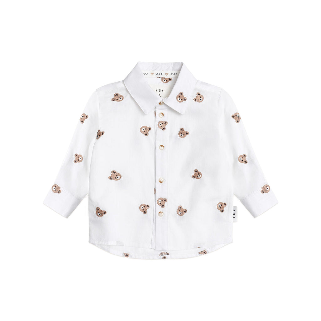 Longsleeve Huxbear Button Up Crisp White