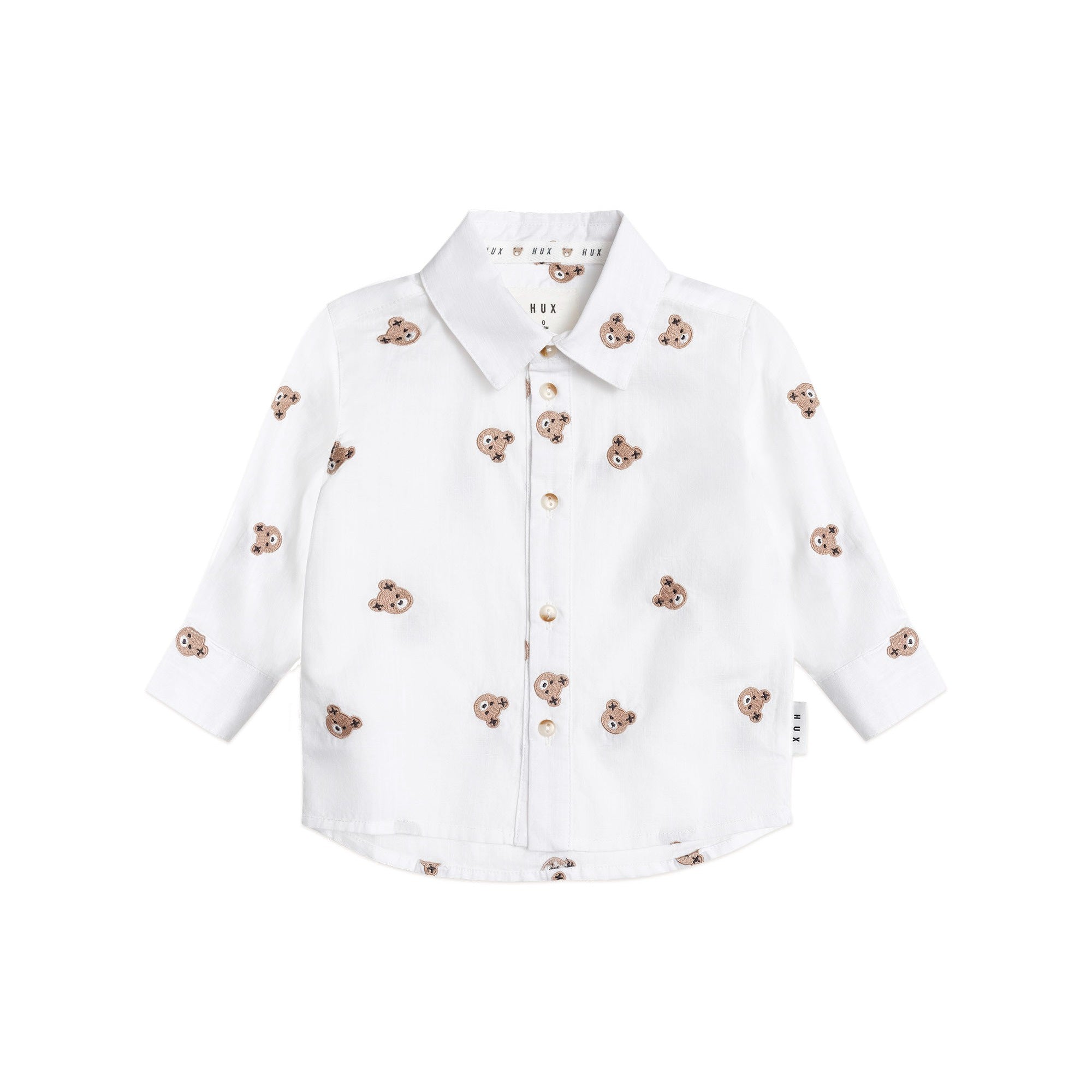 Longsleeve Huxbear Button Up Crisp White