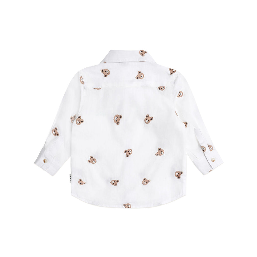 Longsleeve Huxbear Button Up Crisp White