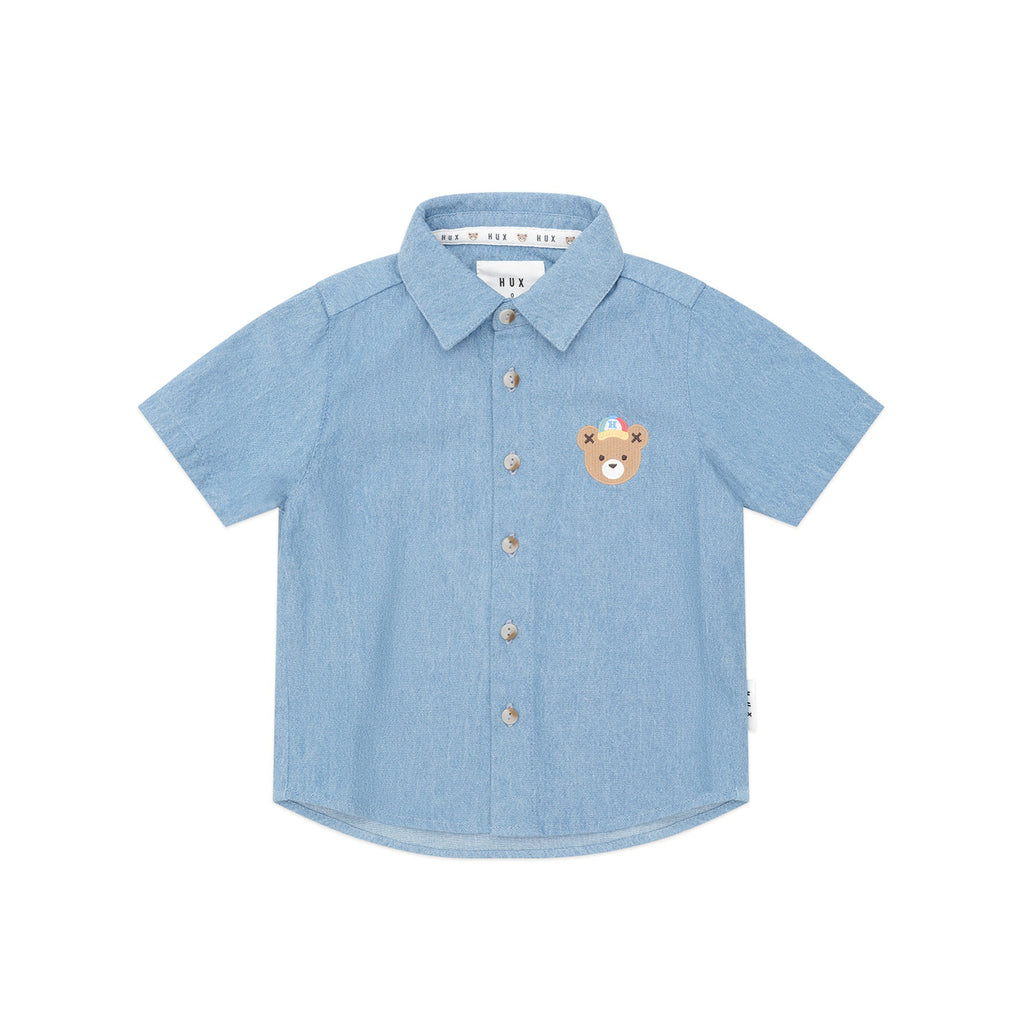 Huxbaby Chambray Hux Short Sleeve Shirt