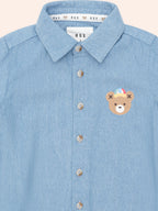 Huxbaby Chambray Hux Short Sleeve Shirt