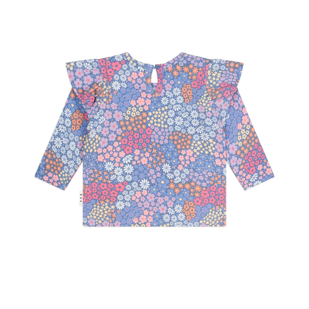 Huxbaby Floral Bloom Frill Top