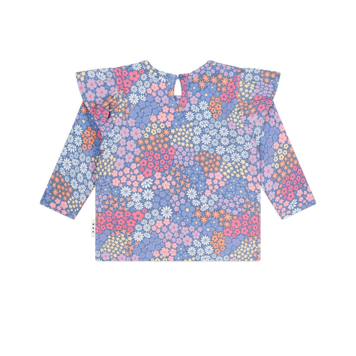 Huxbaby Floral Bloom Frill Top