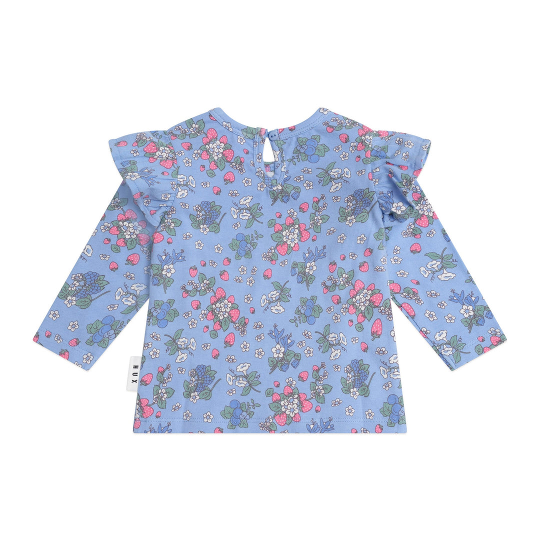 Huxbaby Strawberry Garden Frill Top