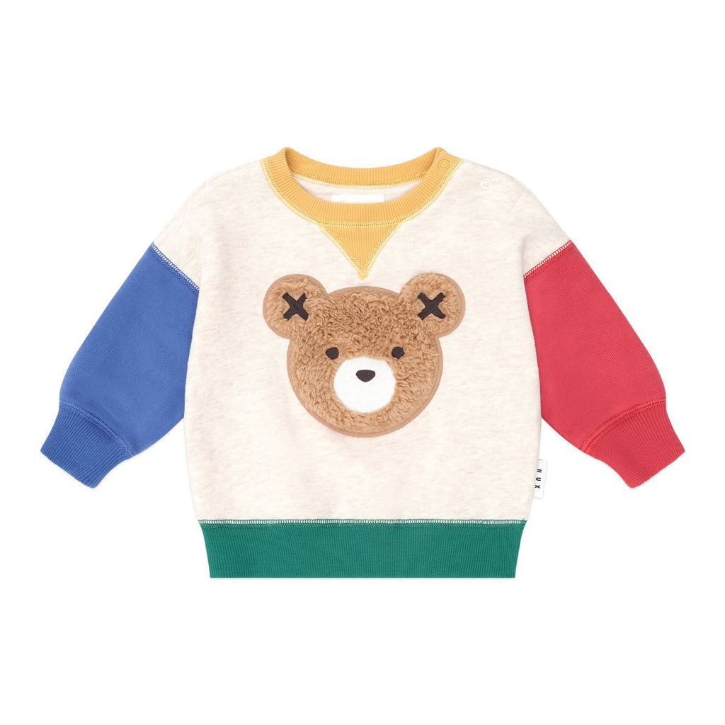 Furry Huxbear Colour Block Sweatshirt