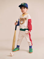 Furry Huxbear Colour Block Sweatshirt