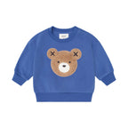 Furry Huxbear Cobalt Sweatshirt