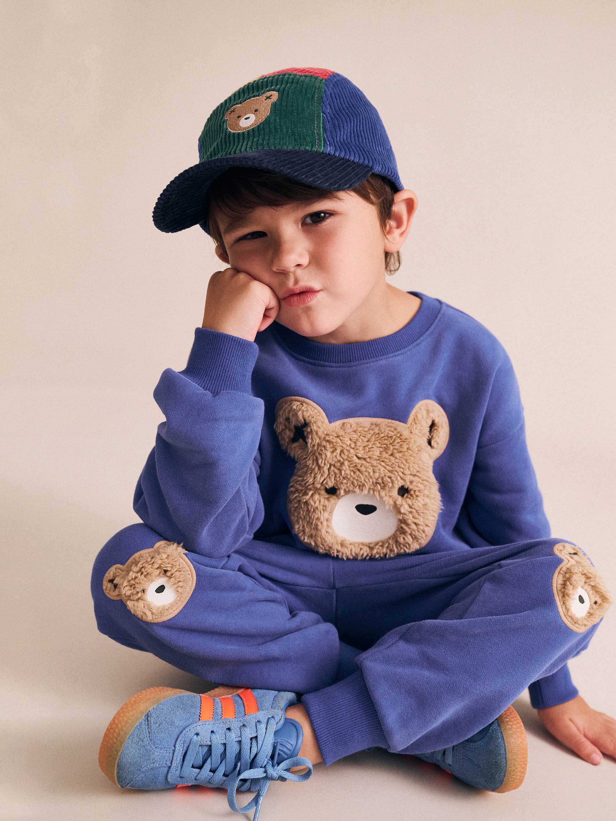 Furry Huxbear Cobalt Sweatshirt