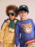 Furry Huxbear Cobalt Sweatshirt