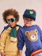Furry Huxbear Cobalt Sweatshirt