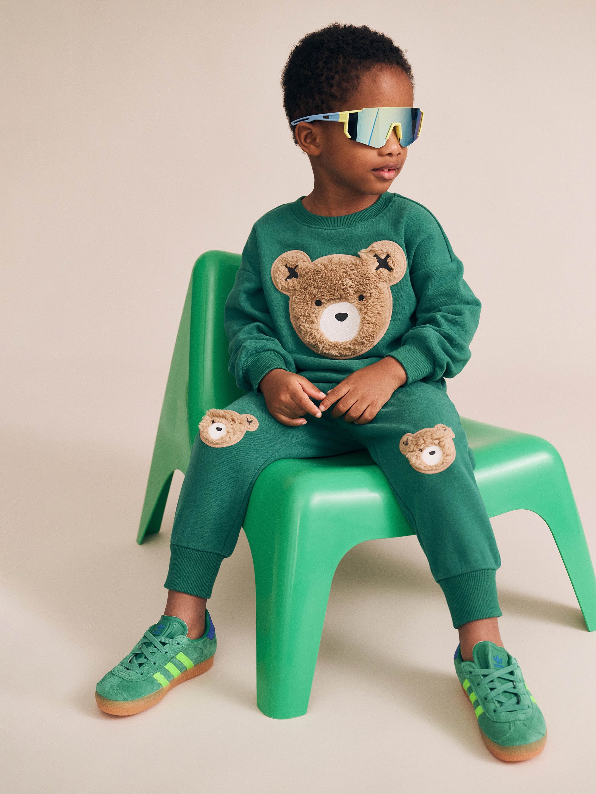 Furry Huxbear Emerald Sweatshirt