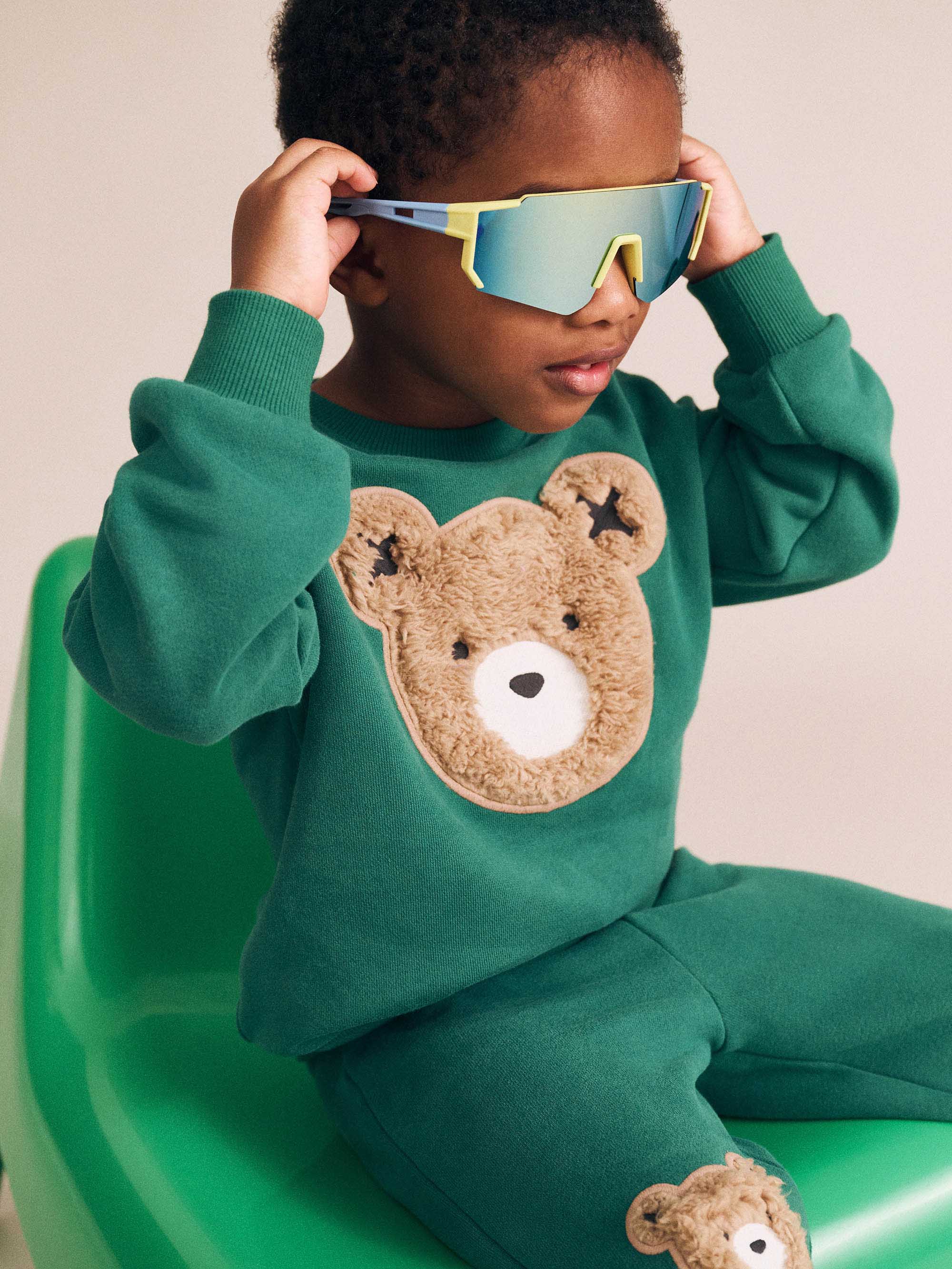 Furry Huxbear Emerald Sweatshirt