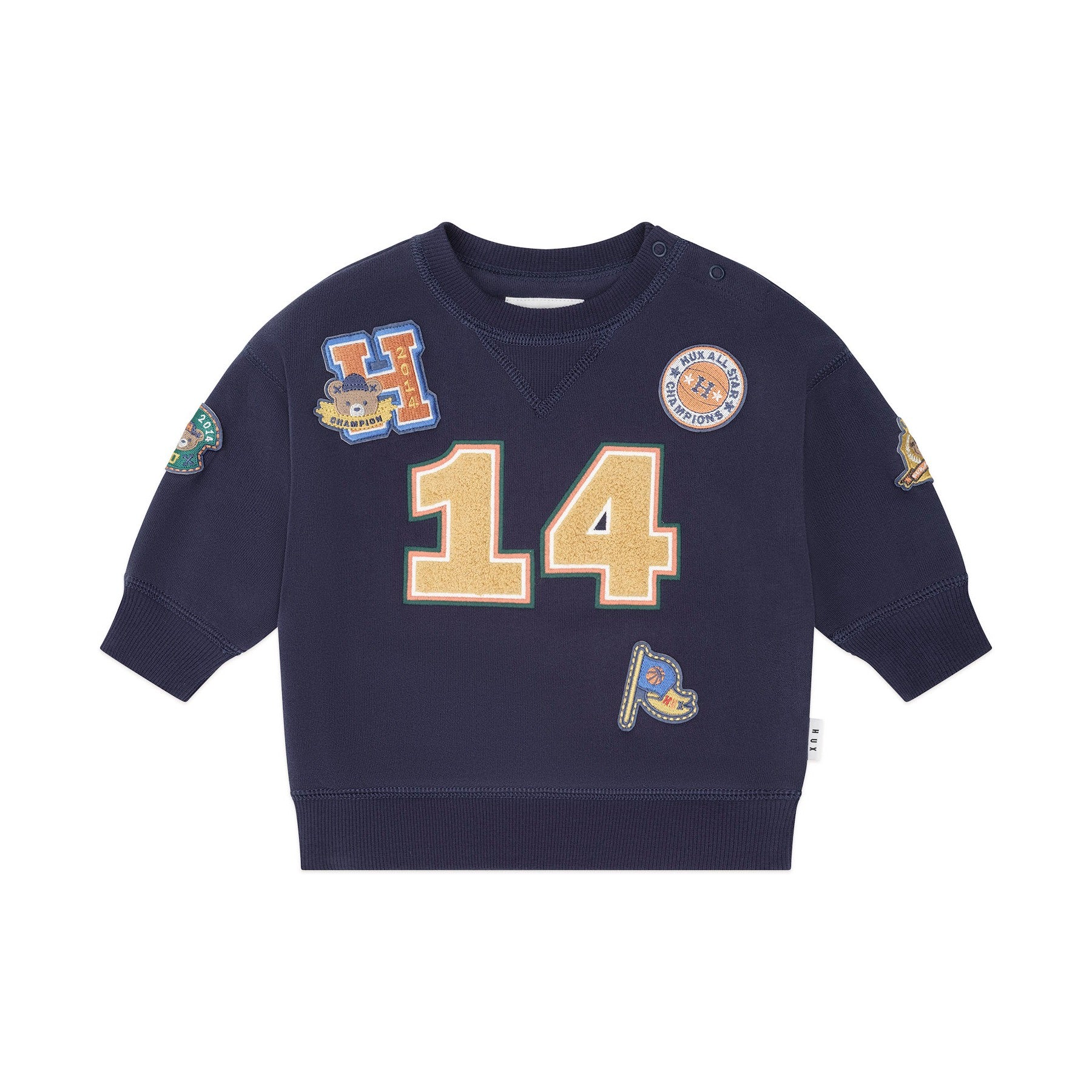 Collegiate Patches Sweatshirt