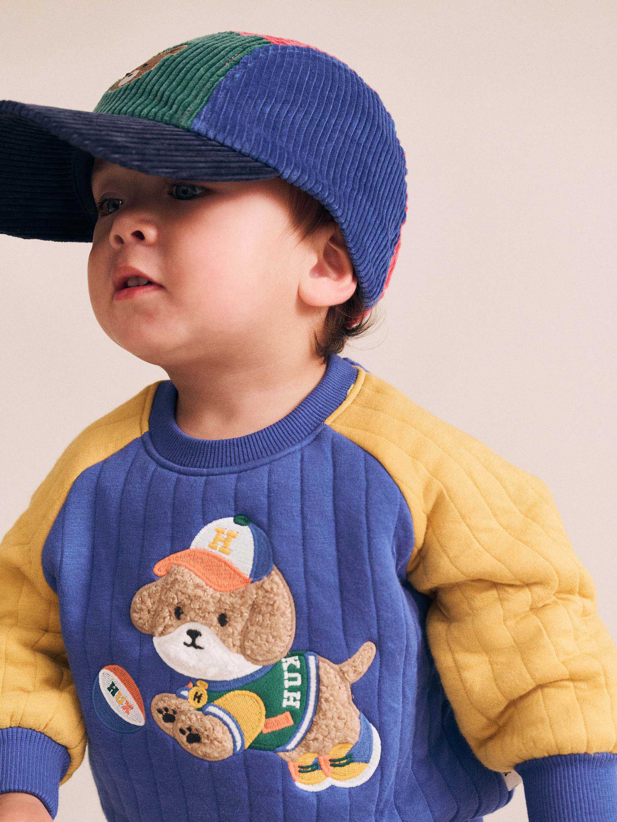 Basketball Doggy Quilted Sweatshirt