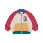 Hux Colour Block Zip Sweat