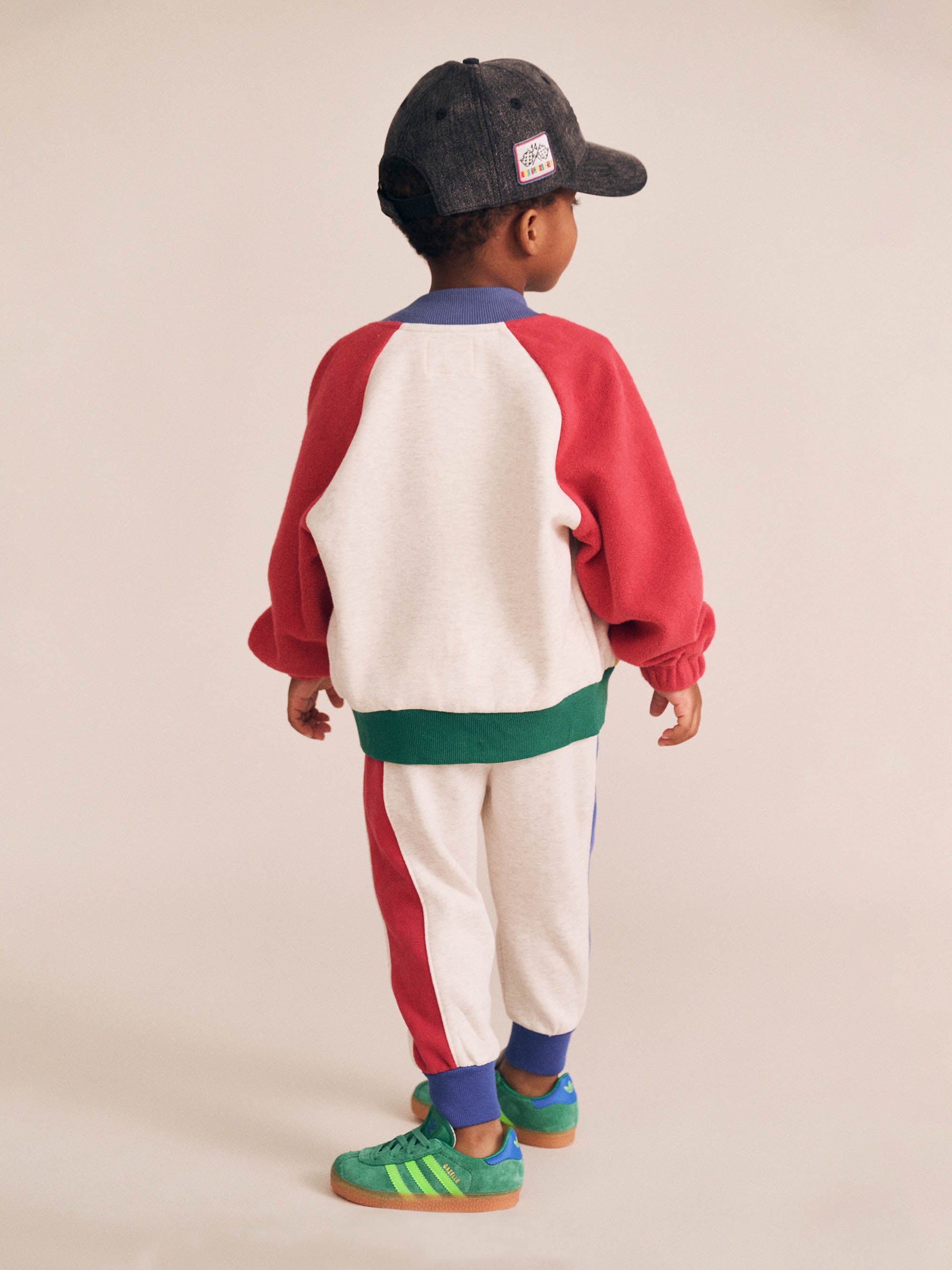 Hux Colour Block Zip Sweat