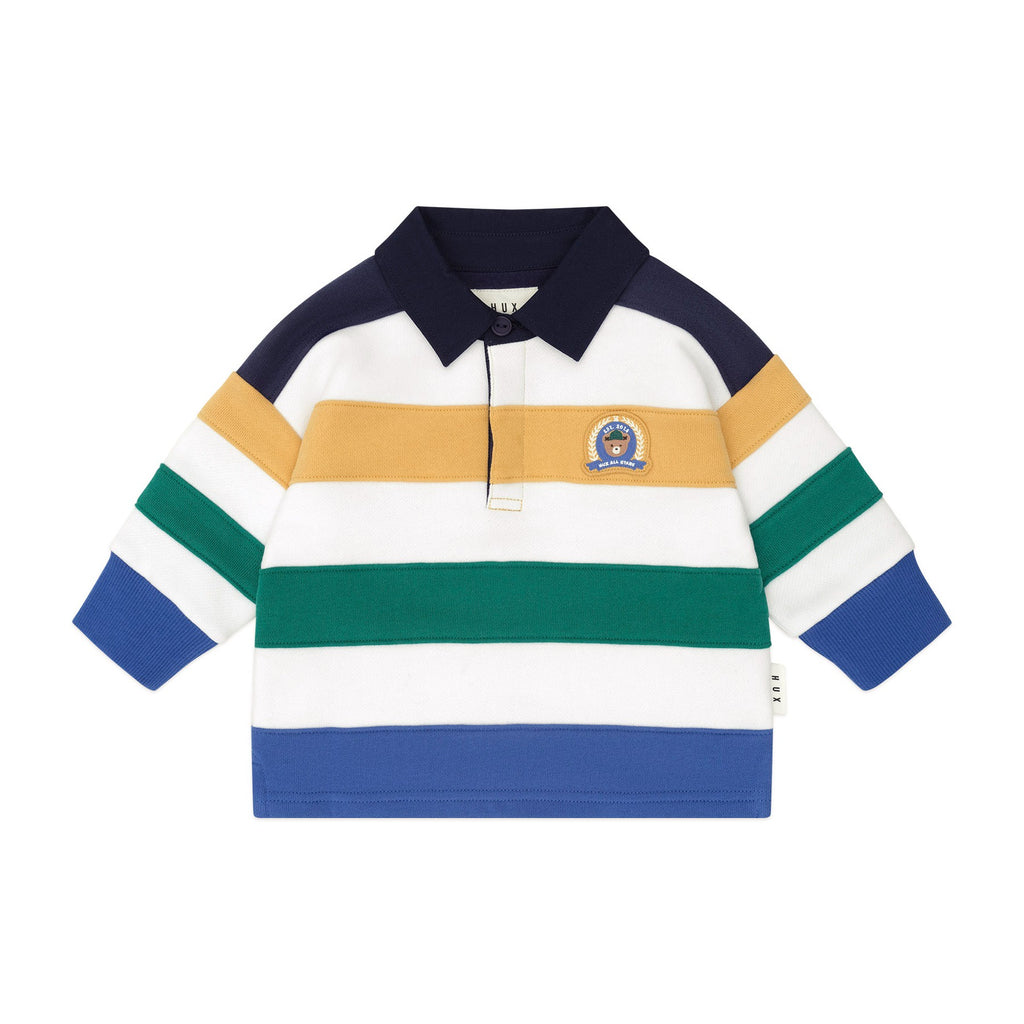 Colour Block Panelled Rugby
