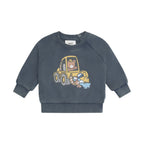 Digger Hux Sweatshirt - Washed Navy