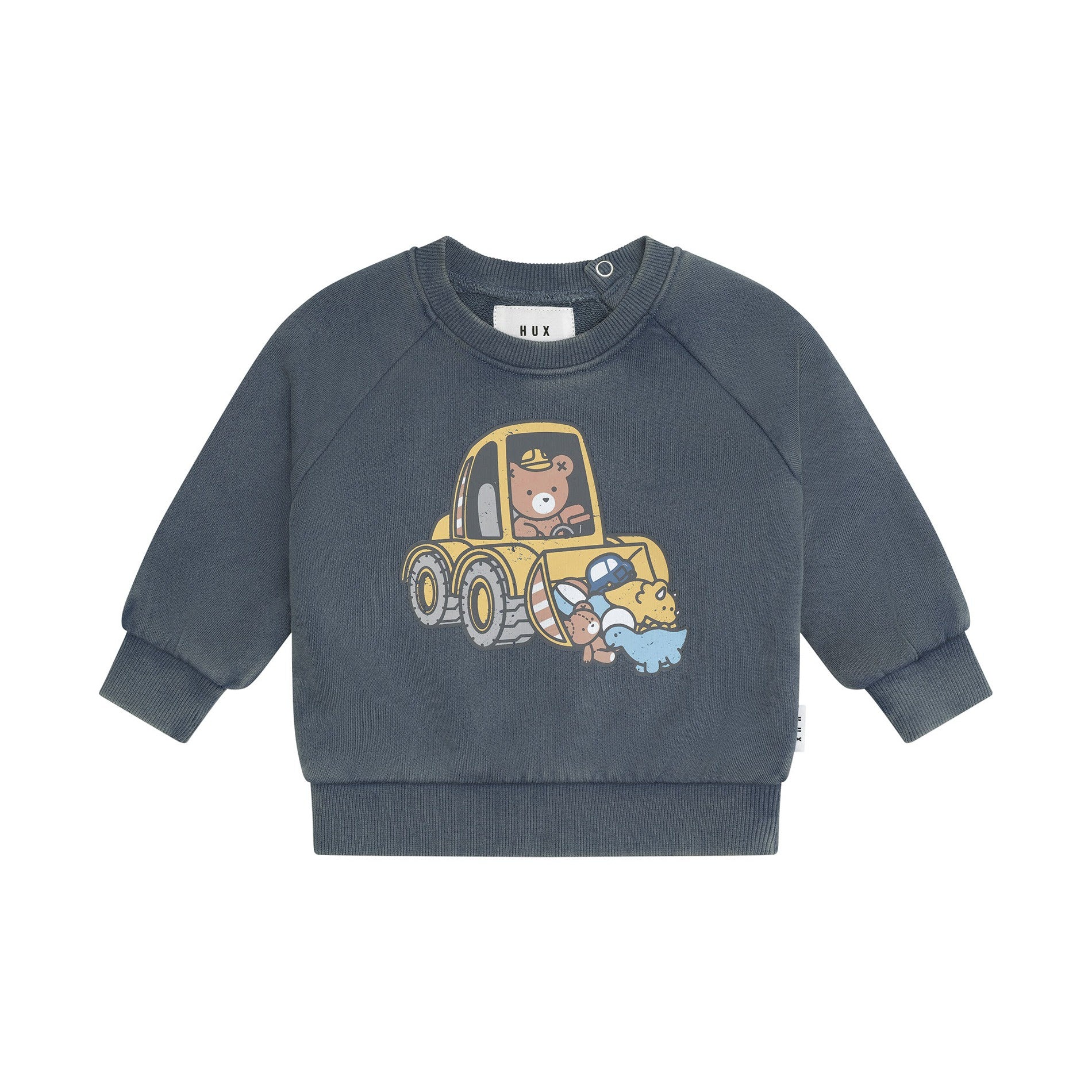 Huxbaby Digger Hux Sweatshirt - Washed Navy
