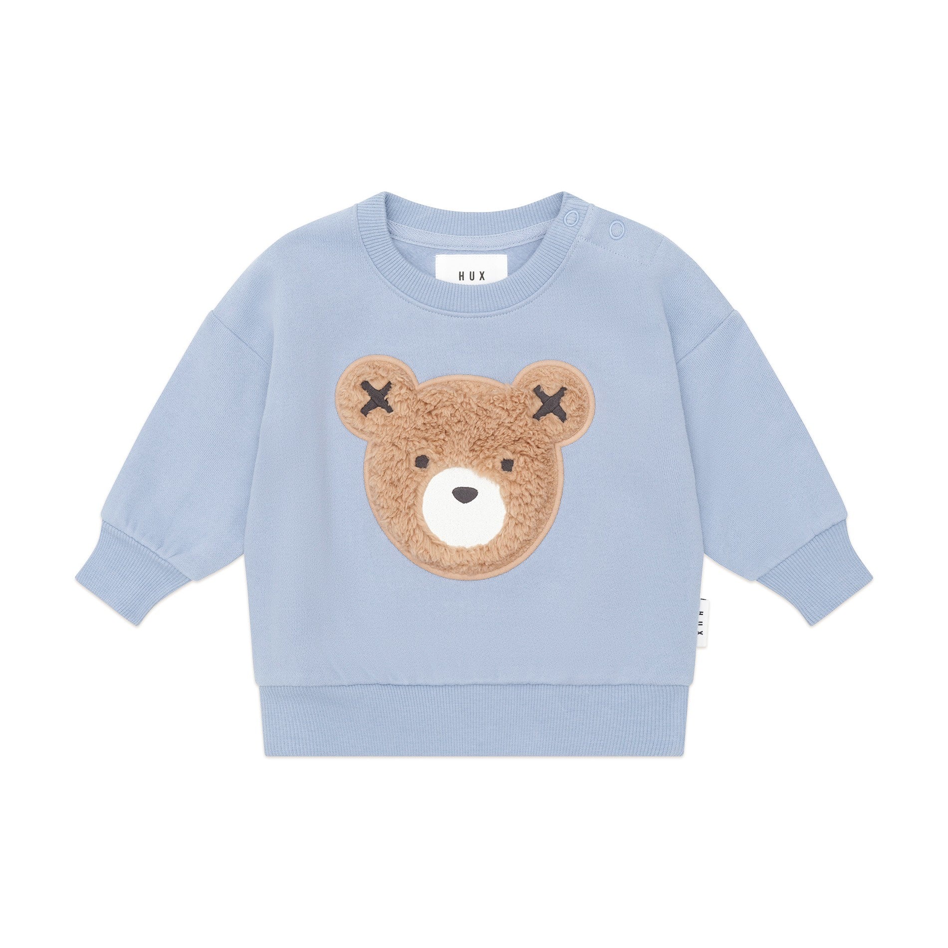 Huxbaby Stone Blue Furry Huxbear Sweatshirt