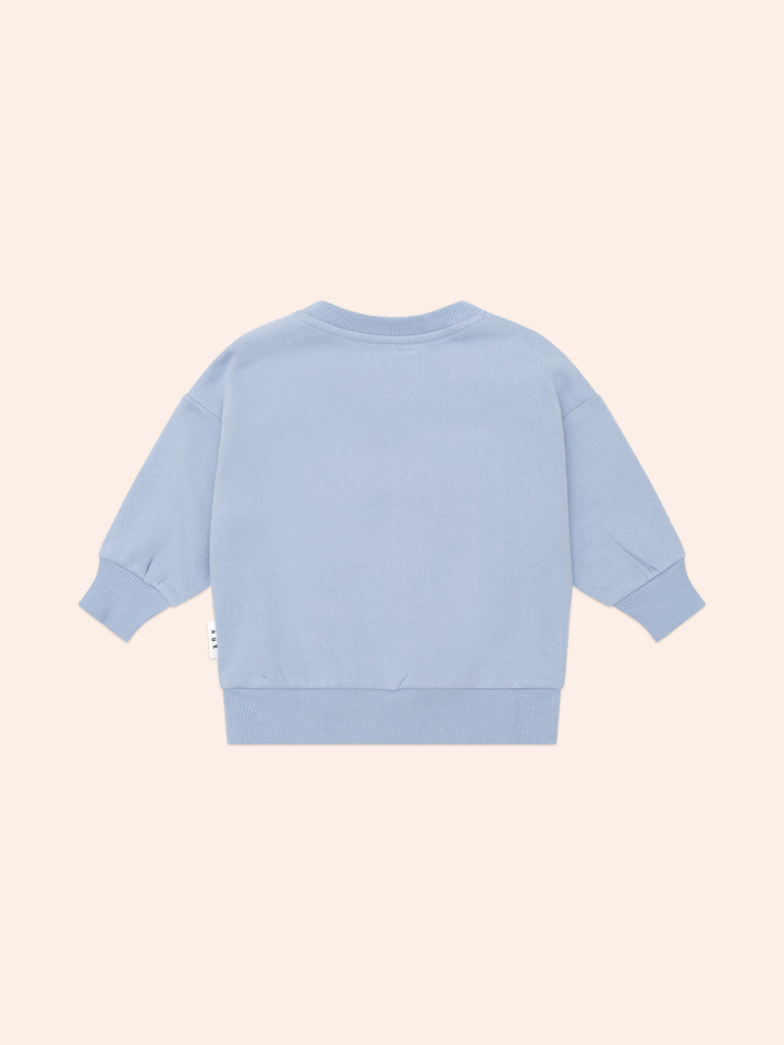 Huxbaby Stone Blue Furry Huxbear Sweatshirt